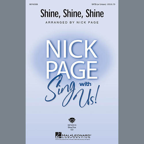 Traditional, Shine, Shine, Shine (arr. Nick Page), SATB Choir