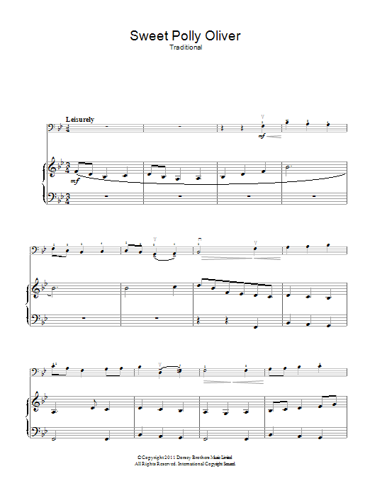 Traditional Sweet Polly Oliver Sheet Music Notes & Chords for Violin - Download or Print PDF