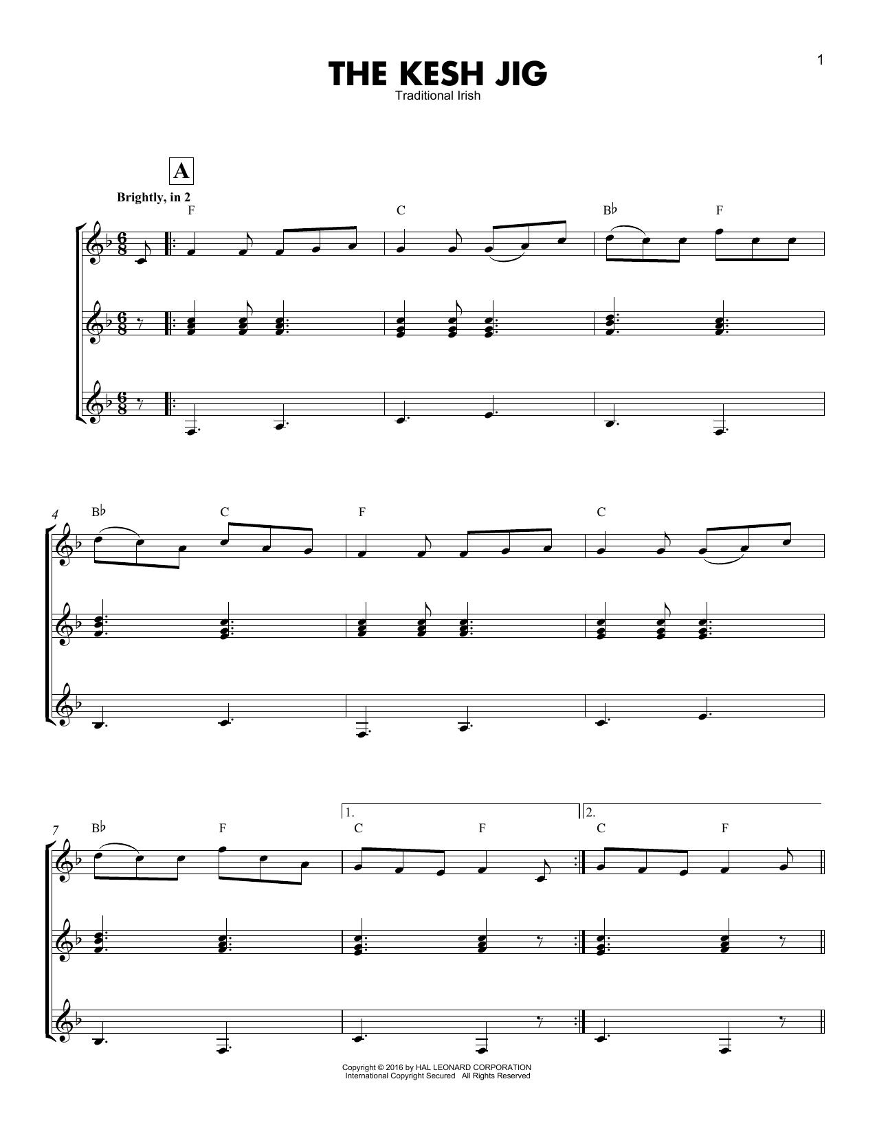 Traditional The Kesh Jig Sheet Music Notes & Chords for Mandolin Tab - Download or Print PDF