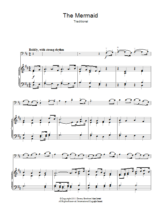 Traditional The Mermaid Sheet Music Notes & Chords for Violin - Download or Print PDF