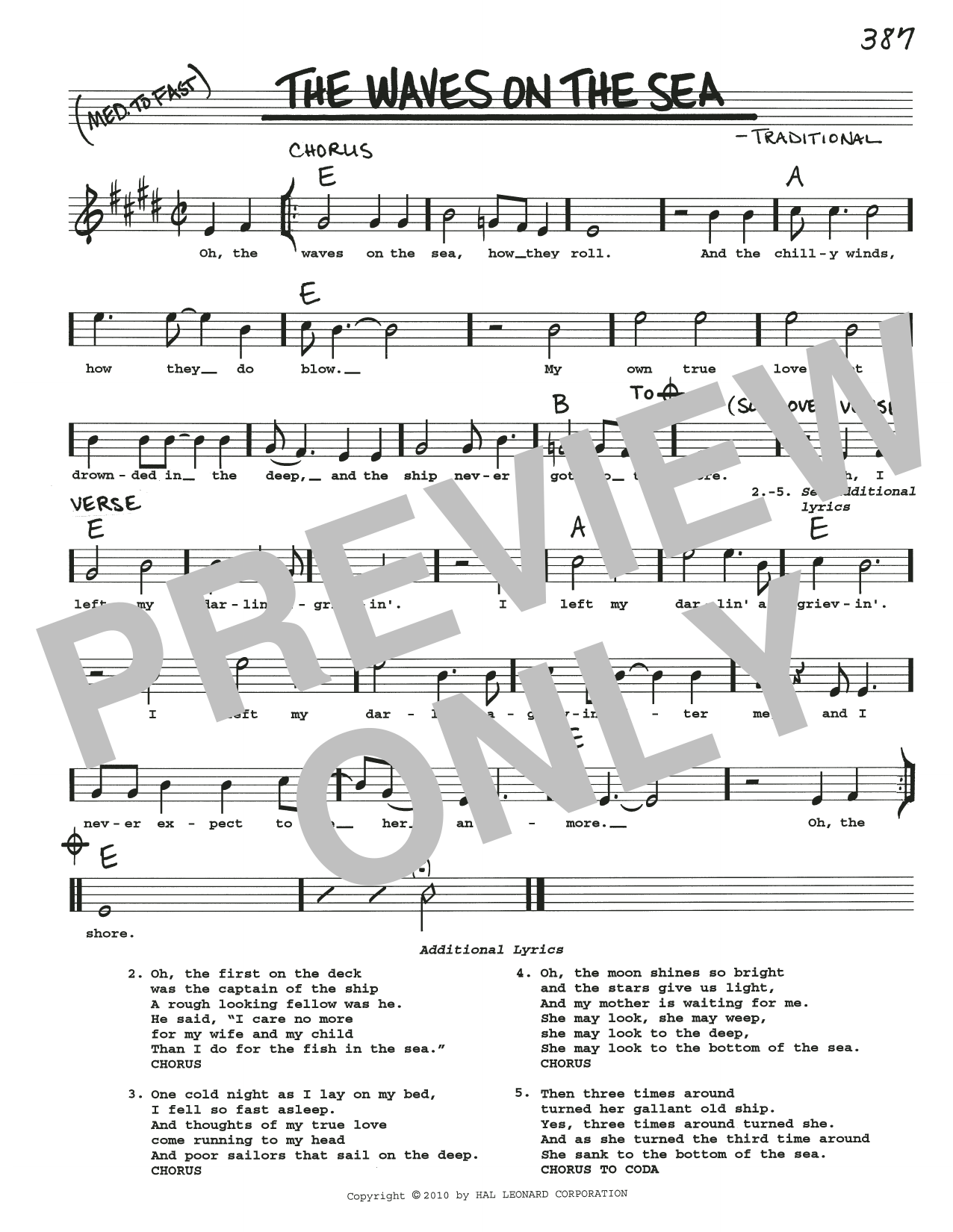 Traditional The Waves On The Sea Sheet Music Notes & Chords for Real Book – Melody, Lyrics & Chords - Download or Print PDF Traditional The Waves On The Sea Sheet Music Notes & Chords for Real Book – Melody, Lyrics & Chords - Download or Print PDF