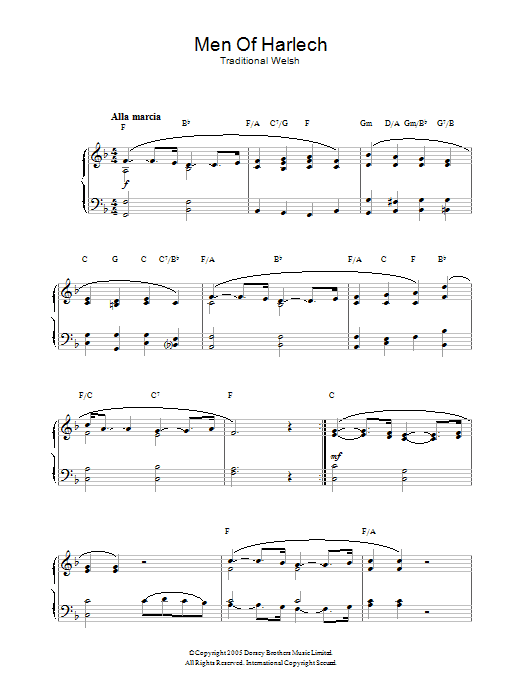 Traditional Welsh Song Men Of Harlech Sheet Music Notes & Chords for Cello - Download or Print PDF