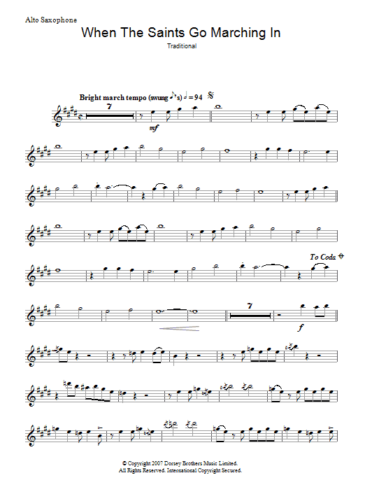 Traditional When The Saints Go Marching In Sheet Music Notes & Chords for Ukulele - Download or Print PDF