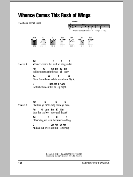 Traditional Whence Comes This Rush Of Wings Sheet Music Notes & Chords for Ukulele with strumming patterns - Download or Print PDF