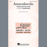 Download Traditional Zulu Dowry Song Amavolovolo (arr. Rudolf de Beer) sheet music and printable PDF music notes