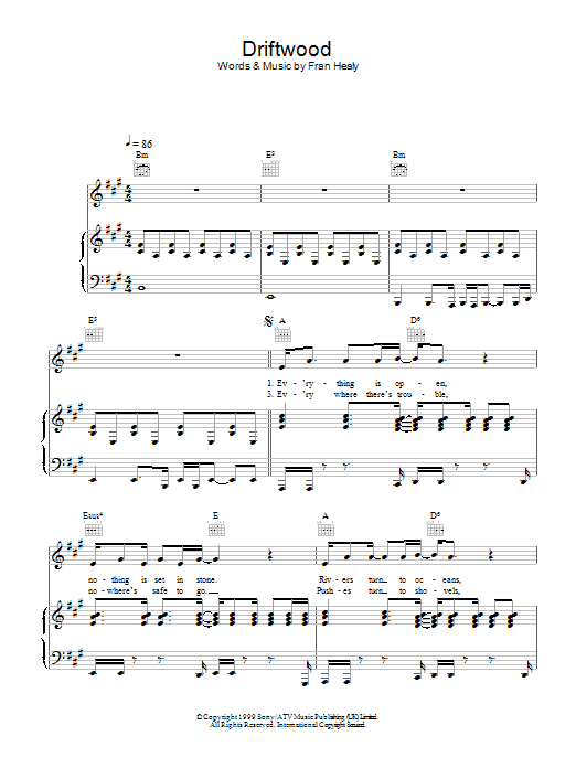 Travis Driftwood Sheet Music Notes & Chords for Guitar Tab - Download or Print PDF