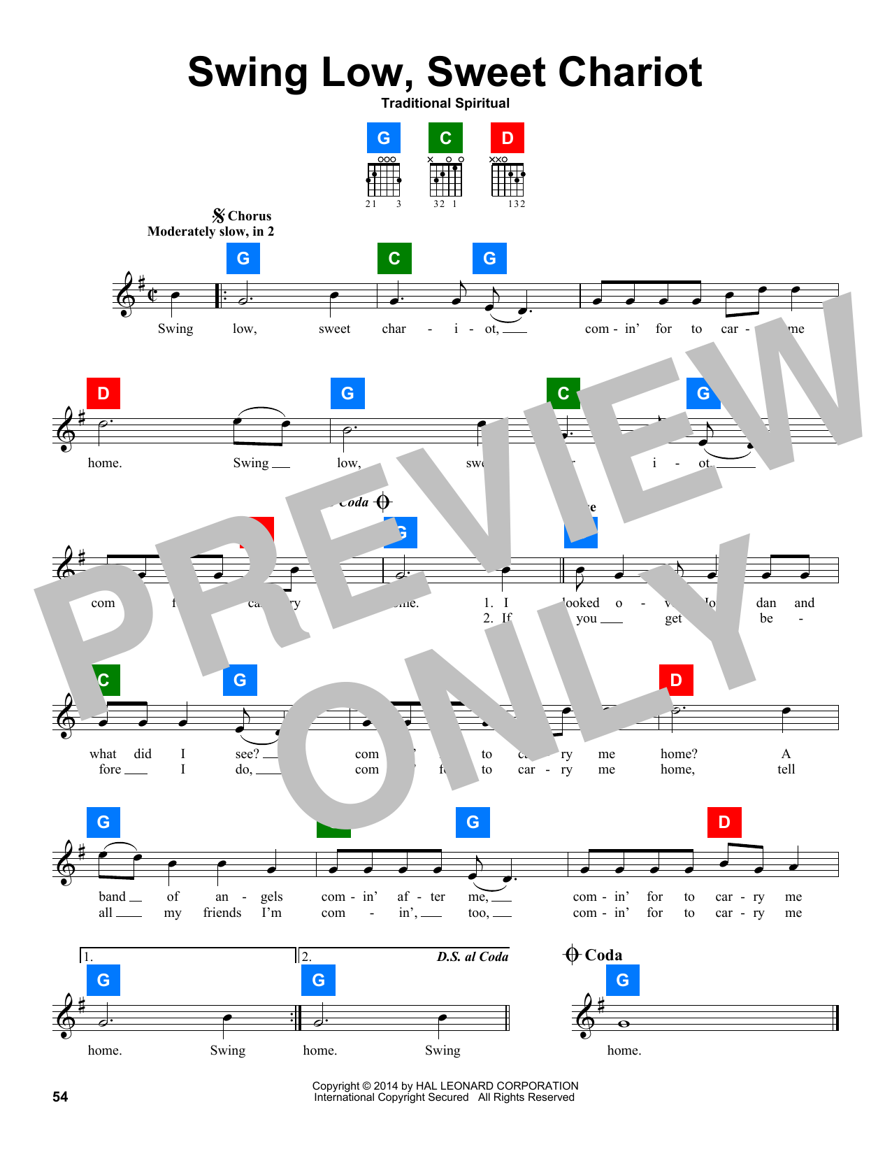 Travis Perry Swing Low, Sweet Chariot Sheet Music Notes & Chords for Chord Buddy - Download or Print PDF
