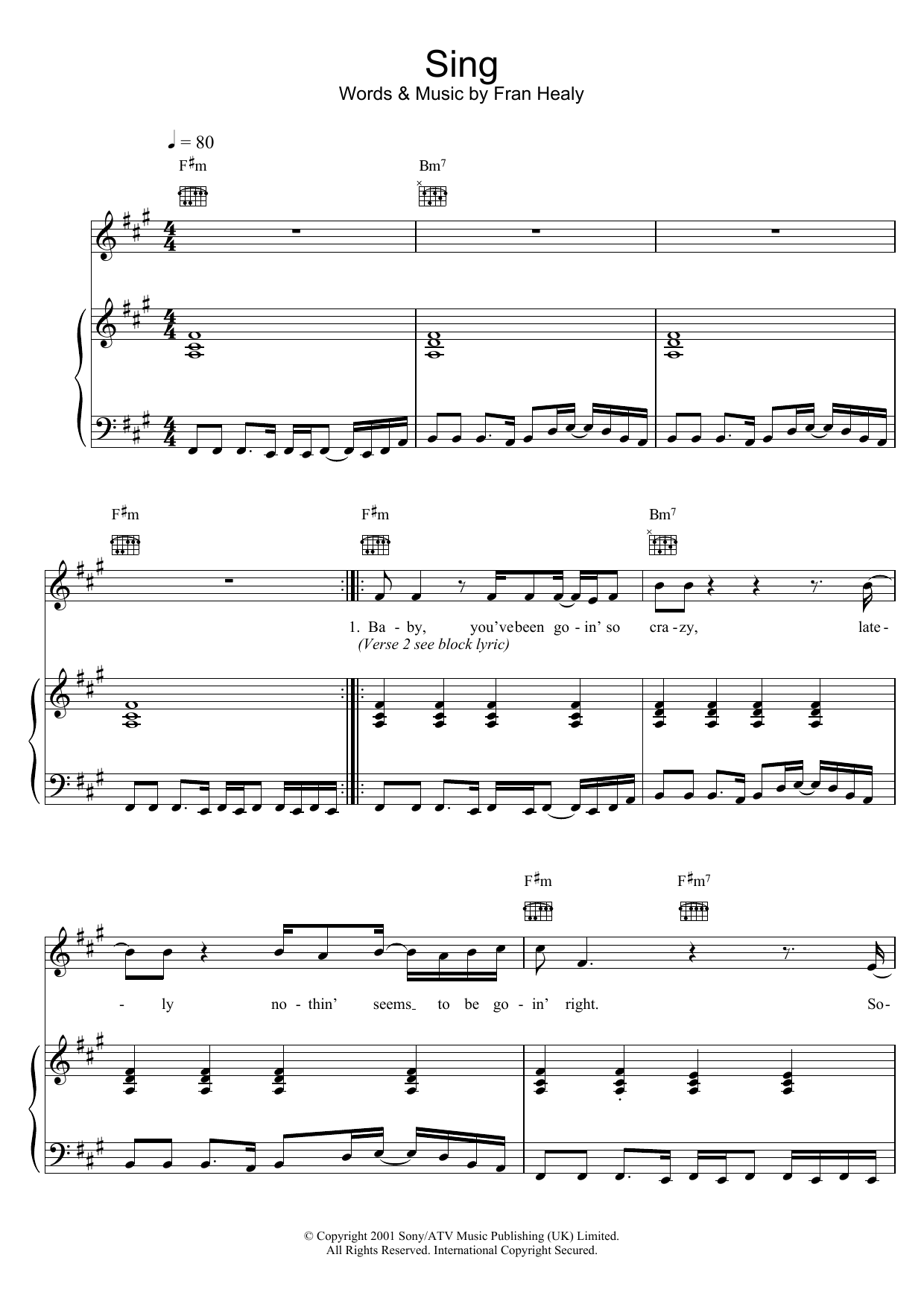 Travis Sing Sheet Music Notes & Chords for Flute - Download or Print PDF