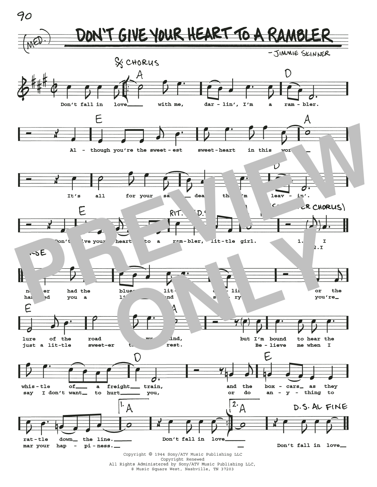 Travis Tritt Don't Give Your Heart To A Rambler Sheet Music Notes & Chords for Real Book – Melody, Lyrics & Chords - Download or Print PDF