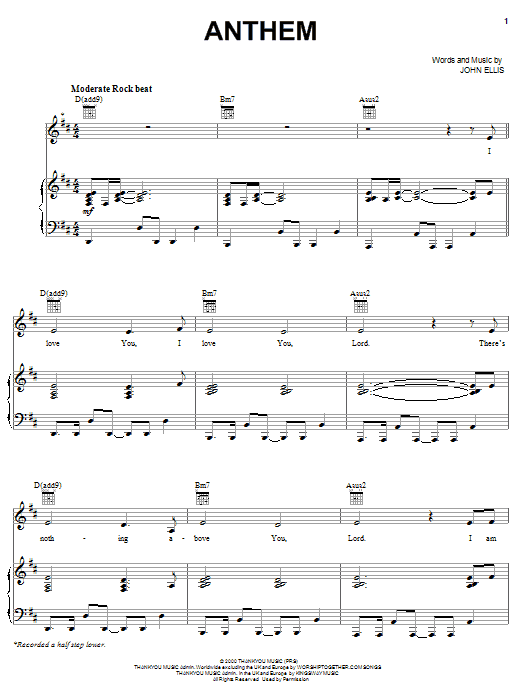 Tree63 Anthem Sheet Music Notes & Chords for Piano, Vocal & Guitar (Right-Hand Melody) - Download or Print PDF Tree63 Anthem Sheet Music Notes & Chords for Piano, Vocal & Guitar (Right-Hand Melody) - Download or Print PDF