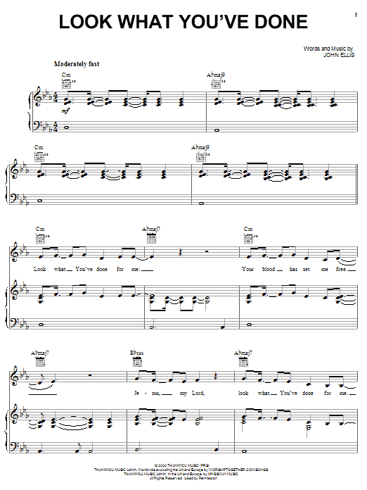 Tree63 Look What You've Done Sheet Music Notes & Chords for Piano, Vocal & Guitar (Right-Hand Melody) - Download or Print PDF Tree63 Look What You've Done Sheet Music Notes & Chords for Piano, Vocal & Guitar (Right-Hand Melody) - Download or Print PDF