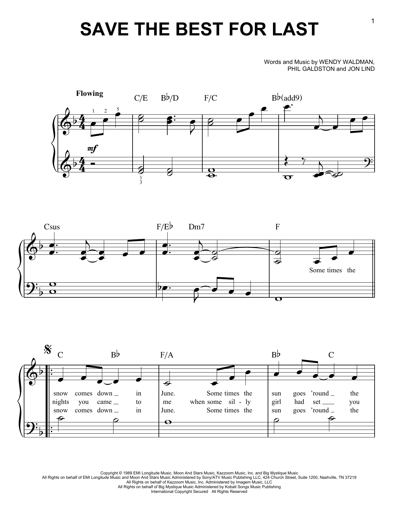 Vanessa Williams Save The Best For Last Sheet Music Notes & Chords for Violin - Download or Print PDF