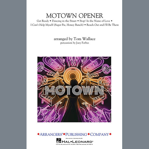 Various, Motown Theme Show Opener (arr. Tom Wallace) - Clarinet 1, Marching Band