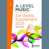 Download Various OCR A Level Set Works Supplement 2025 sheet music and printable PDF music notes