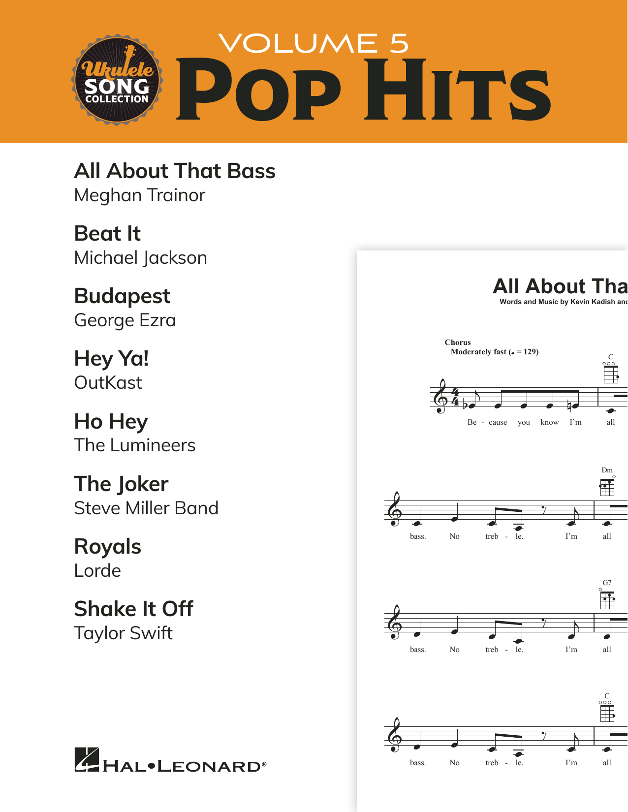 Various Ukulele Song Collection, Volume 5: Pop Hits Sheet Music Notes & Chords for Ukulele Collection - Download or Print PDF