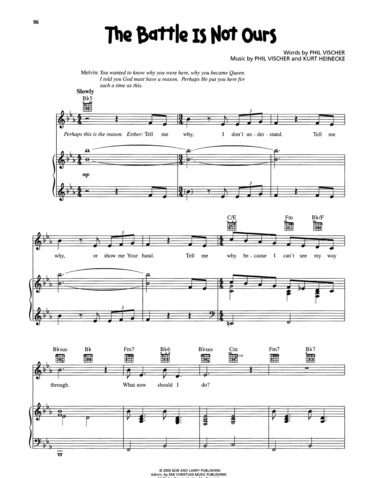 VeggieTales The Battle Is Not Ours Sheet Music Notes & Chords for Piano, Vocal & Guitar Chords (Right-Hand Melody) - Download or Print PDF