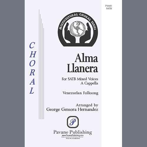 Venezuelan Folk Song, Alam Llanera (arr. George Gemora Hernandez), SATB Choir