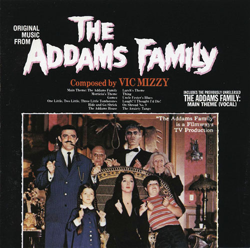 Vic Mizzy, Addams Family Theme, 5-Finger Piano