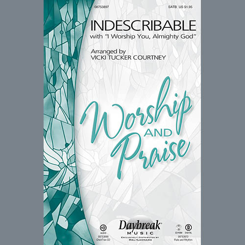 Vicki Tucker Courtney, Indescribable - Bass, Choir Instrumental Pak