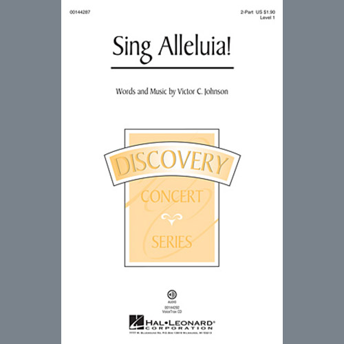 Victor C. Johnson, Sing Alleluia!, 2-Part Choir