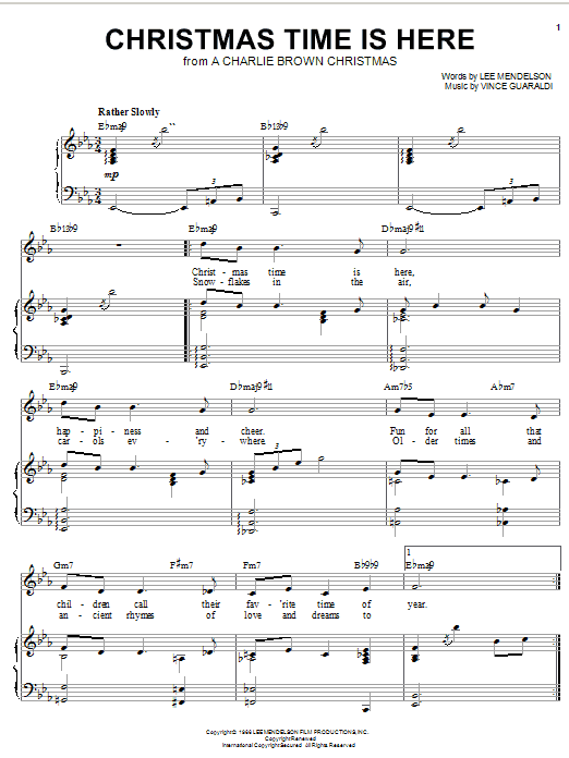 Vince Guaraldi Christmas Time Is Here Sheet Music Notes & Chords for French Horn - Download or Print PDF