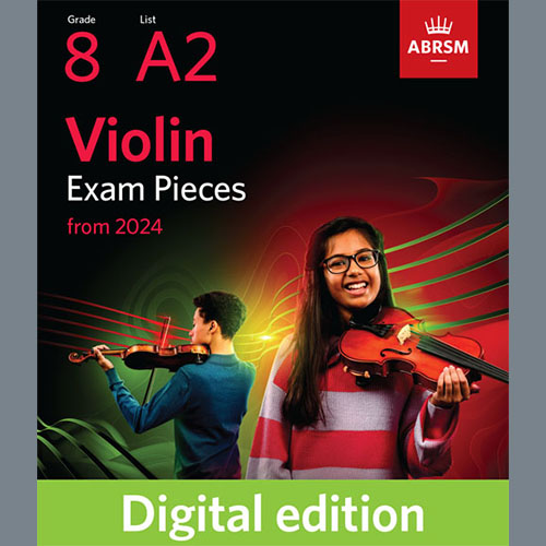 W. A. Mozart W. A. Mozart, Allegro con spirito (Grade 8, A2, from the ABRSM Violin Syllabus from 2024), Violin Solo