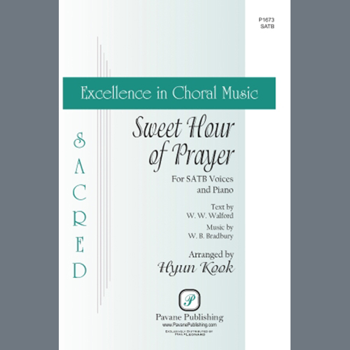 W.B. Bradbury, Sweet Hour of Prayer (arr. Hyun Kook), SATB Choir