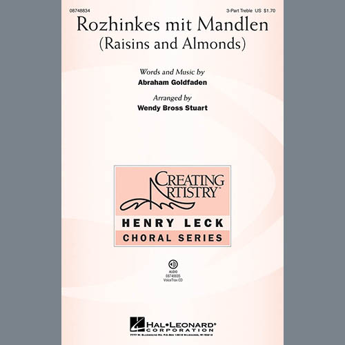 Wendy Bross Stuart, Rozhinkes Mit Mandlen (Raisins And Almonds), 3-Part Treble