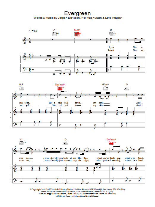 Westlife Evergreen Sheet Music Notes & Chords for Clarinet - Download or Print PDF