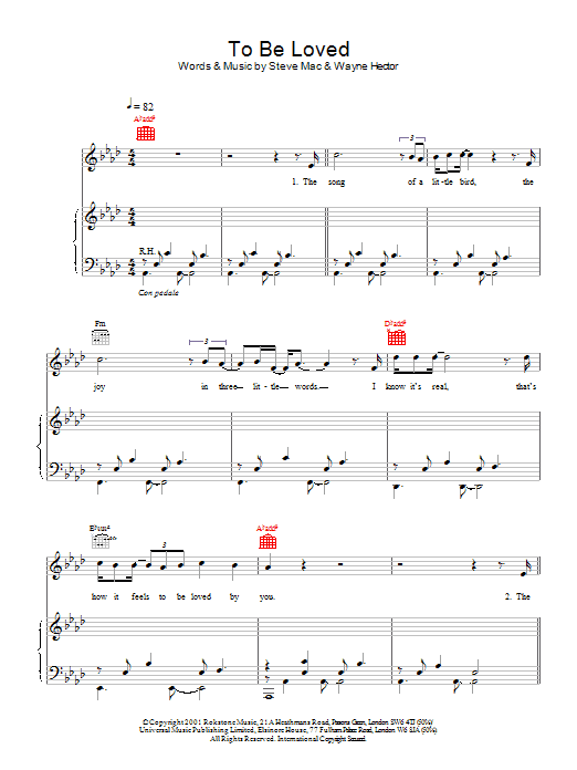 Westlife To Be Loved Sheet Music Notes & Chords for Violin Solo - Download or Print PDF