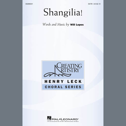 Will Lopes, Shangilia!, SATB Choir