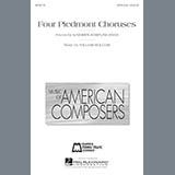 Download William Bolcom Four Piedmont Choruses sheet music and printable PDF music notes