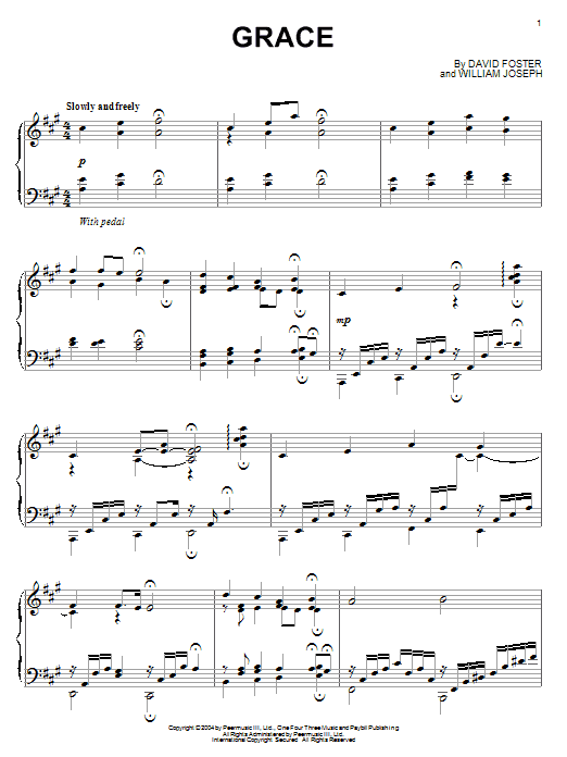 William Joseph Grace Sheet Music Notes & Chords for Piano - Download or Print PDF William Joseph Grace Sheet Music Notes & Chords for Piano - Download or Print PDF