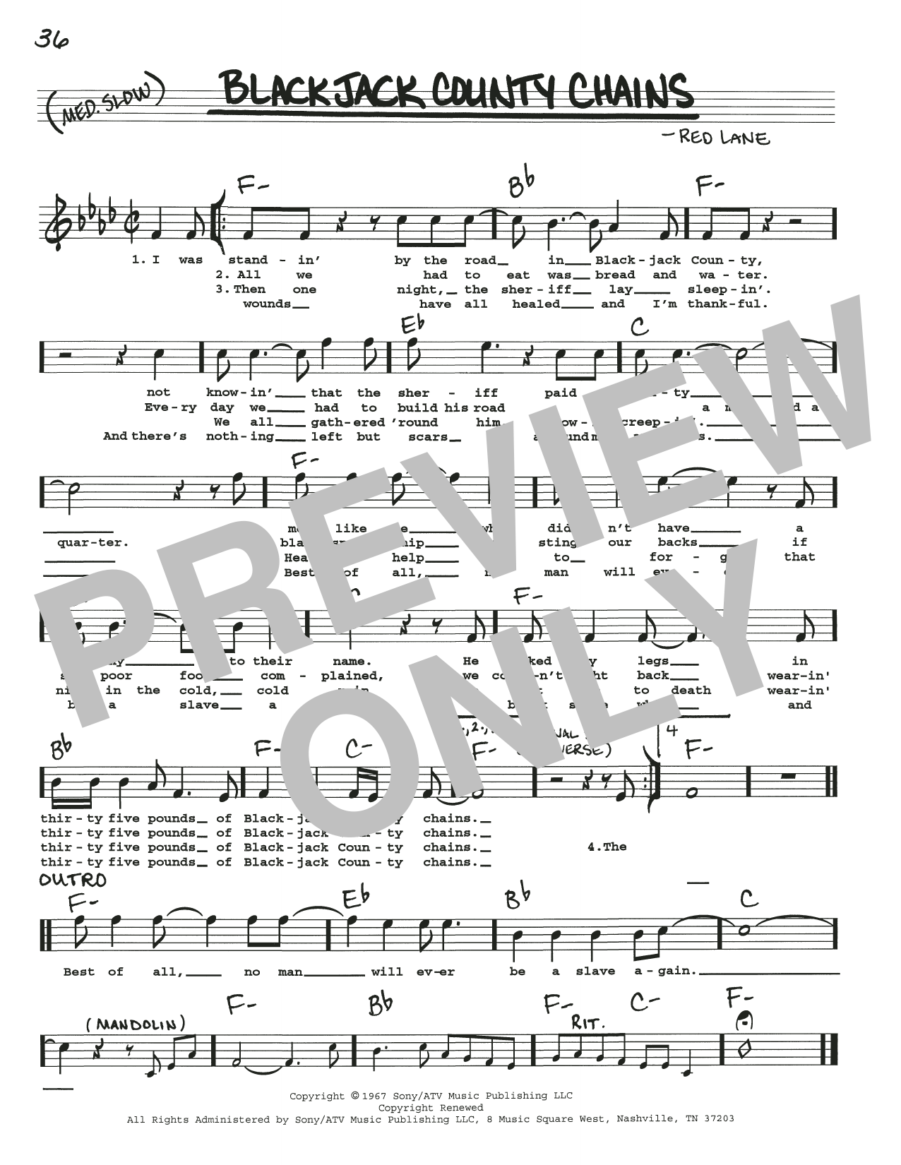 Willie Nelson Blackjack County Chains Sheet Music Notes & Chords for Real Book – Melody, Lyrics & Chords - Download or Print PDF