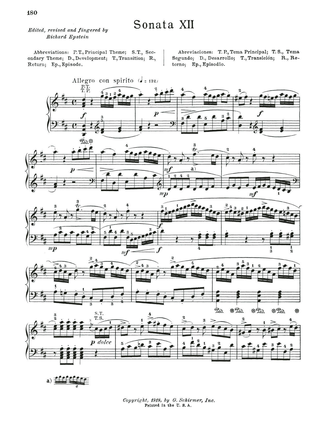 Wolfgang Amadeus Mozart Sonata In D Major, K. 311 Sheet Music Notes & Chords for Piano Solo - Download or Print PDF
