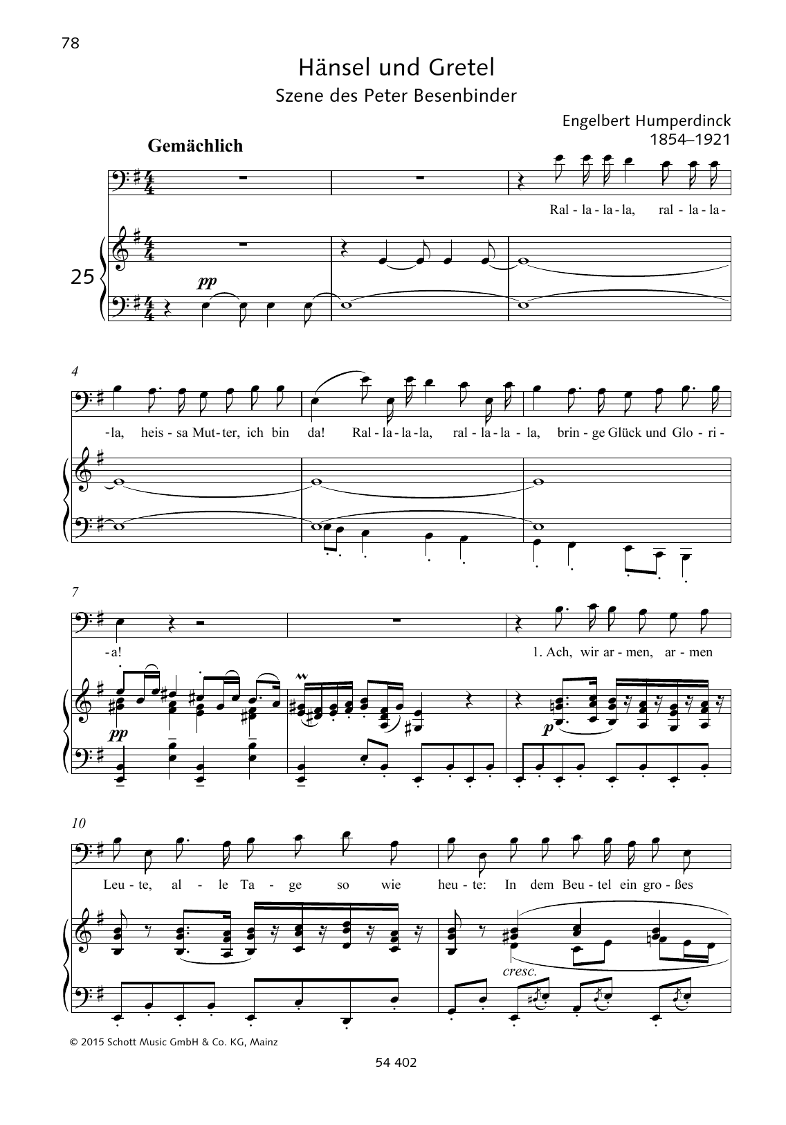 Wolfgang Birtel Rallala, heissa Mutter / Ach, wir armen, armen Leute Sheet Music Notes & Chords for Piano & Vocal - Download or Print PDF