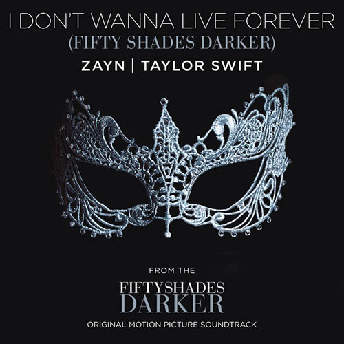 Zayn and Taylor Swift, I Don't Wanna Live Forever (Fifty Shades Darker), Easy Guitar Tab