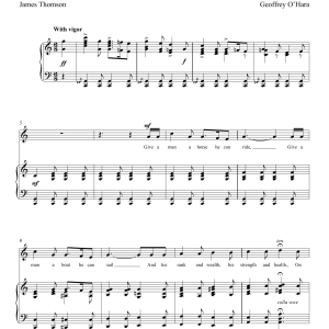 Geoffrey O'Hara Give A Man A Horse He Can Ride (O'Hara)-thumbnail