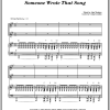 Alan Menken Someone Wrote That Song Musik Noten - Piano & Vocal - 99248-0