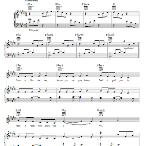 Alicia Keys Like The Sea Musik Noten - Piano, Vocal & Guitar Chords - 74012-0