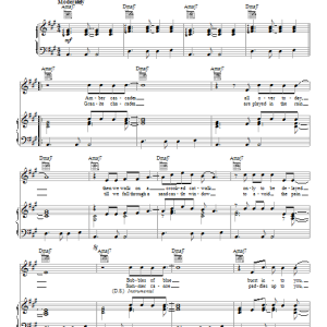 America Amber Cascades Musik Noten - Piano, Vocal & Guitar Chords - 98269-0