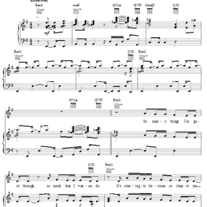 Amerie Why Don't We Fall In Love Musik Noten - Piano, Vocal & Guitar Chords - 20733-0