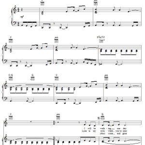Amy Grant I Will Remember You Musik Noten - Piano, Vocal & Guitar Chords - 63412-0