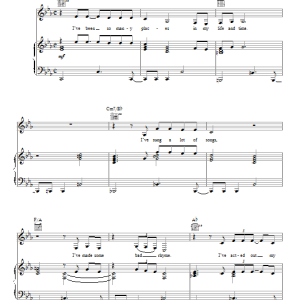 Amy Winehouse A Song For You Musik Noten - Piano, Vocal & Guitar Chords - 88356-0