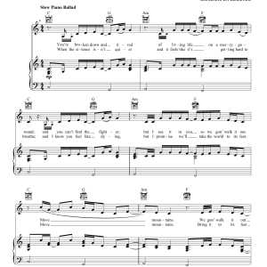 Andra Day Rise Up Musik Noten - Piano, Vocal & Guitar Chords - 171513-0