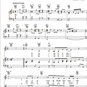 Andrae Crouch It's Just A Matter Of Time Musik Noten - Piano, Vocal & Guitar Chords - 60943-0