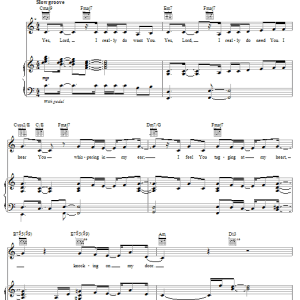 Andraé Crouch Yes, Lord Musik Noten - Piano, Vocal & Guitar Chords - 59789-0