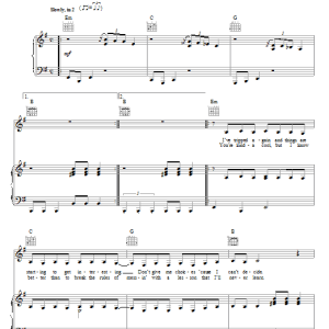 Anna Nalick Consider This Musik Noten - Piano, Vocal & Guitar Chords - 55164-0
