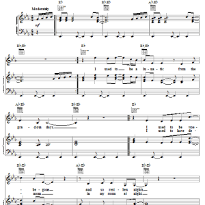 Annie Lennox No More "I Love You's" Musik Noten - Piano, Vocal & Guitar Chords - 18141-0