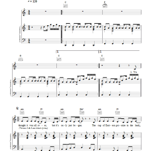 Ant And Dec We're On The Ball Musik Noten - Piano, Vocal & Guitar Chords - 20338-0